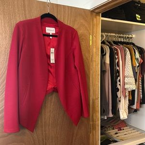 BCBGeneration High-Low Open Jacket - Red